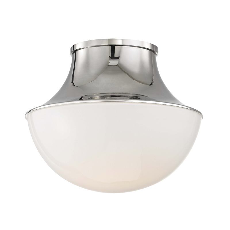 Lettie Flush Mount with Polished Nickel Finish