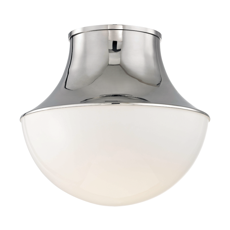 Lettie Flush Mount with Polished Nickel Finish