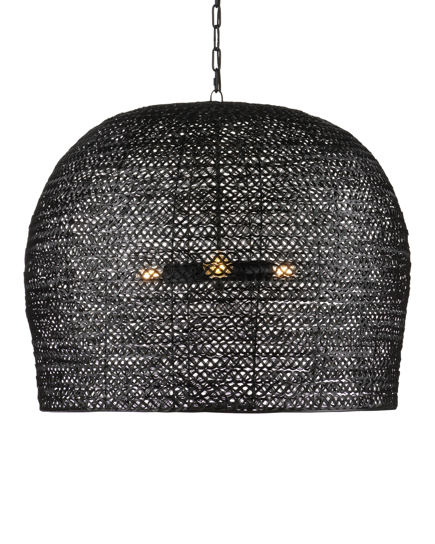 Piero Large Black Chandelier