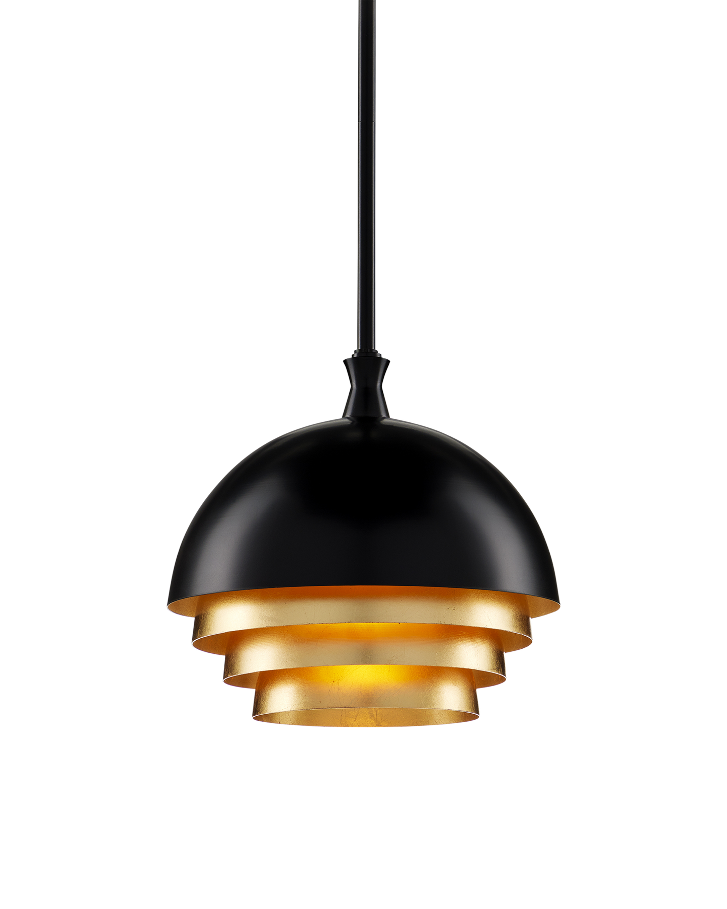 Salviati Medium Black & Gold Pendant