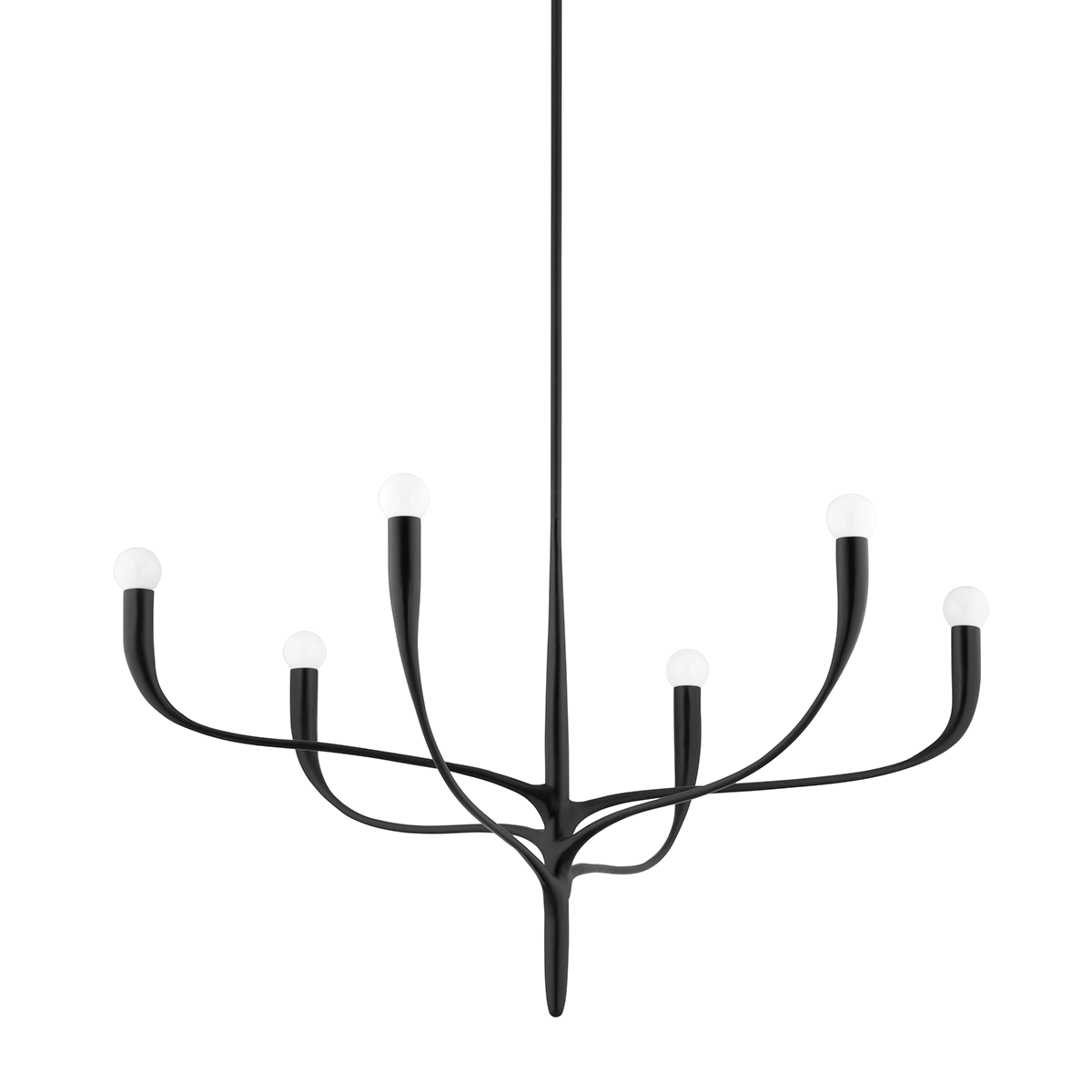 Labra Chandelier with Aged Iron Finish