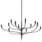 Labra Chandelier with Aged Iron Finish