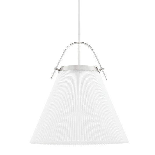 Aldridge Pendant with Polished Nickel Finish