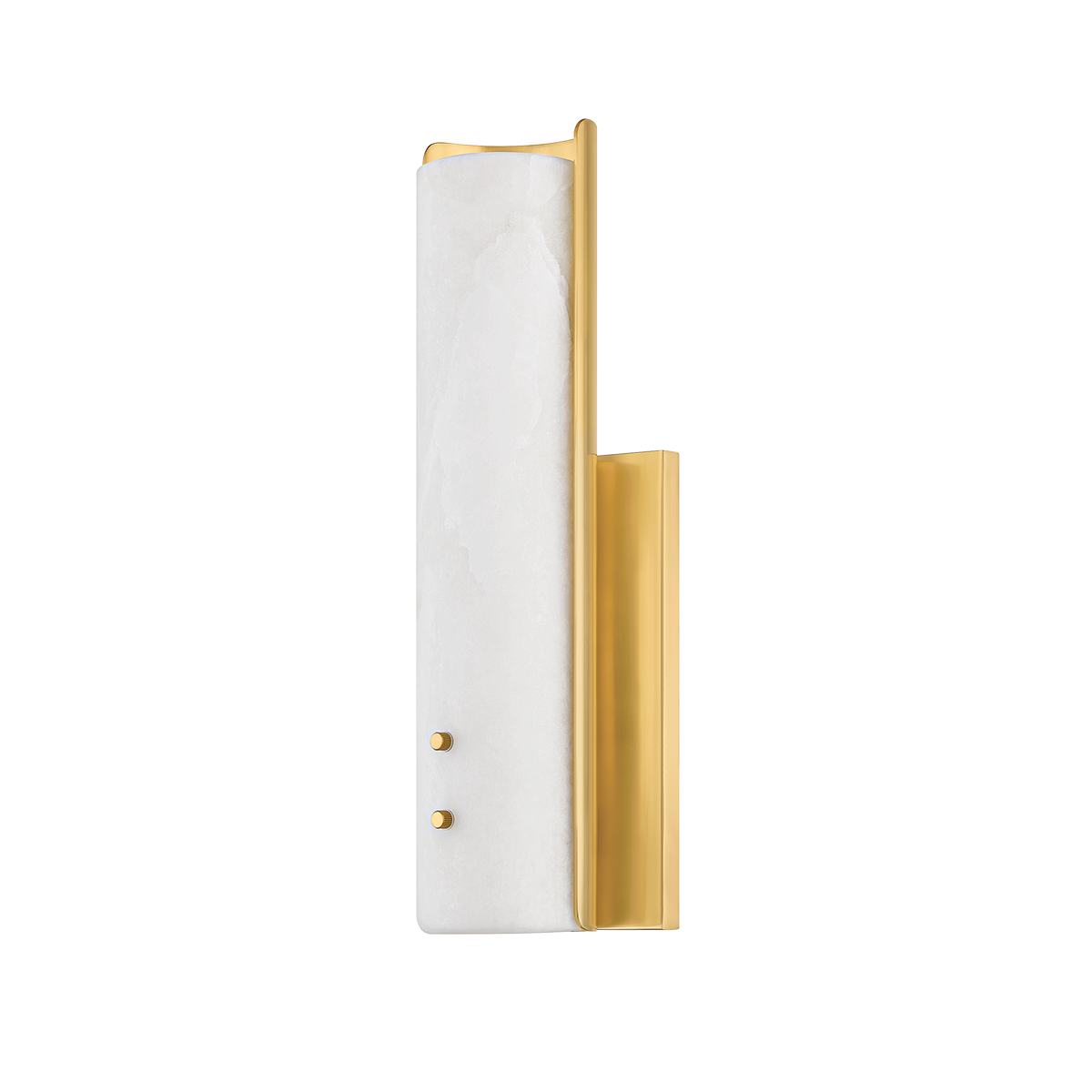 LUCIO Wall Sconce with Aged Brass Finish