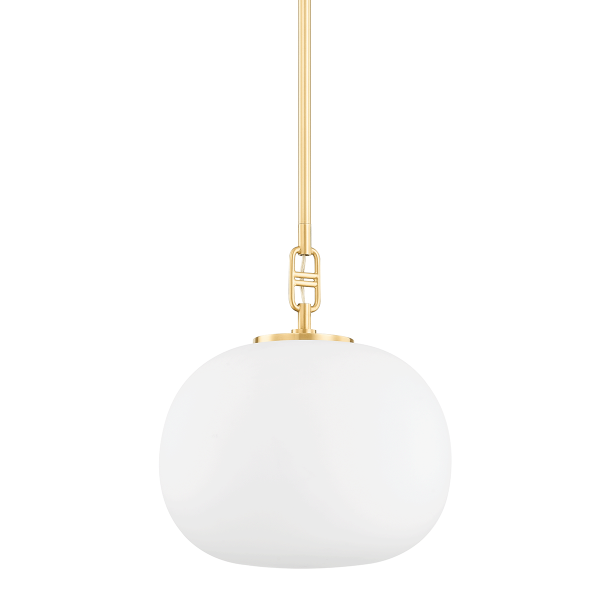 Ingels Pendant with Aged Brass Finish