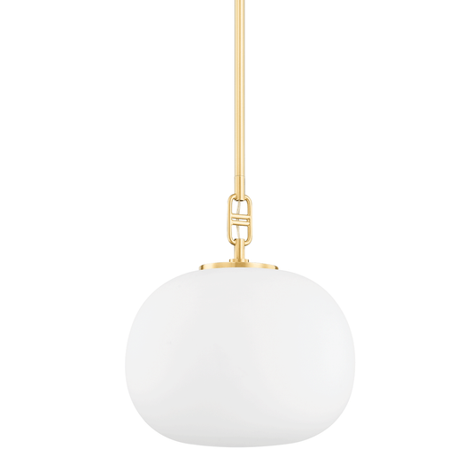 Ingels Pendant with Aged Brass Finish