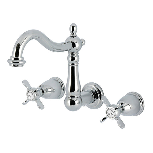Essex Wall-Mount Bathroom Faucet in Polished Chrome