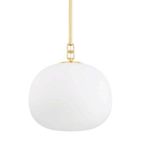 Ingels Pendant with Aged Brass Finish