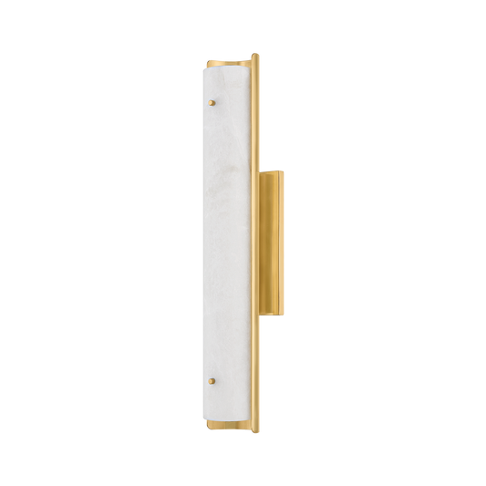 LUCIO Wall Sconce with Aged Brass Finish