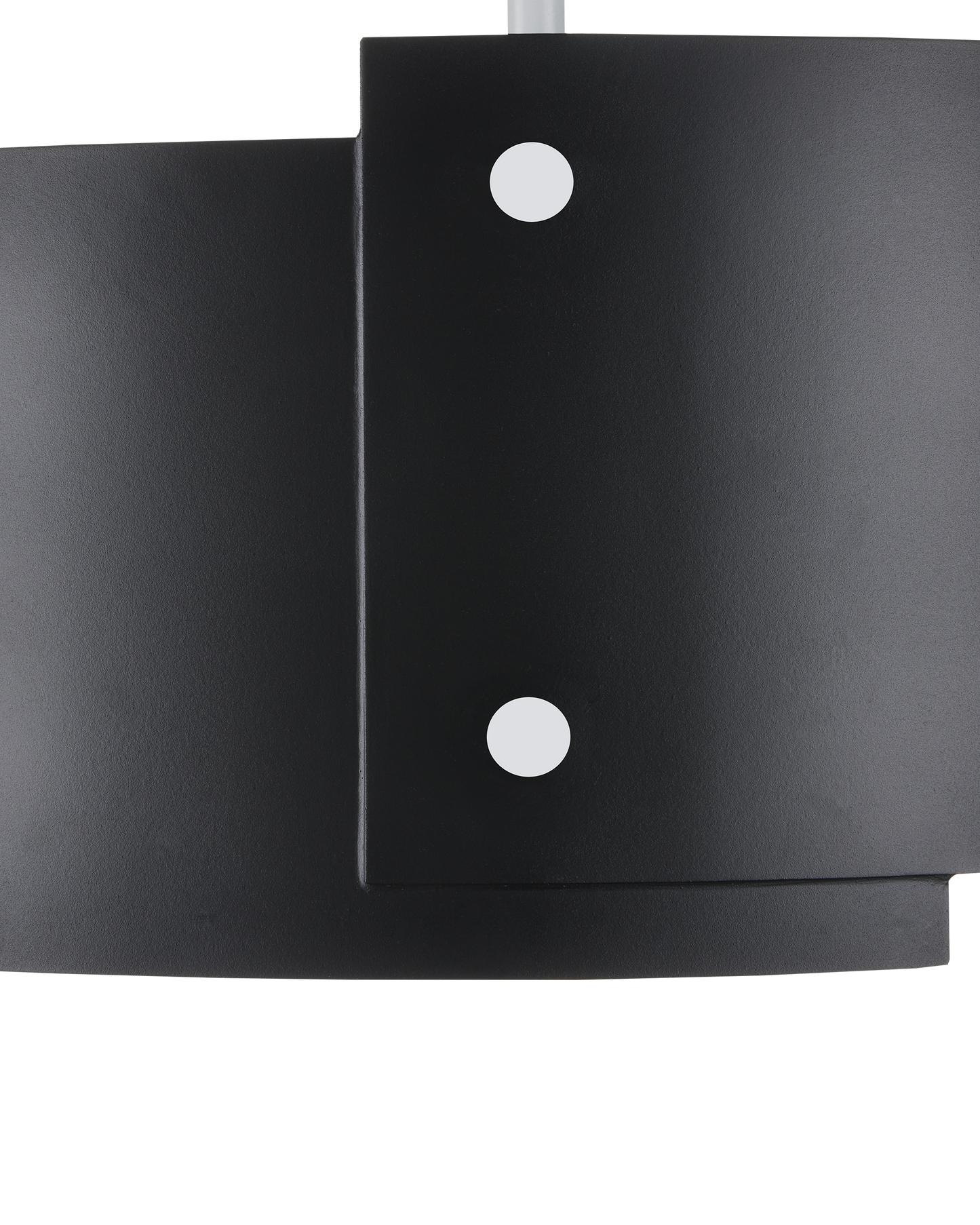 Ritsu Black Semi-Flush Mount