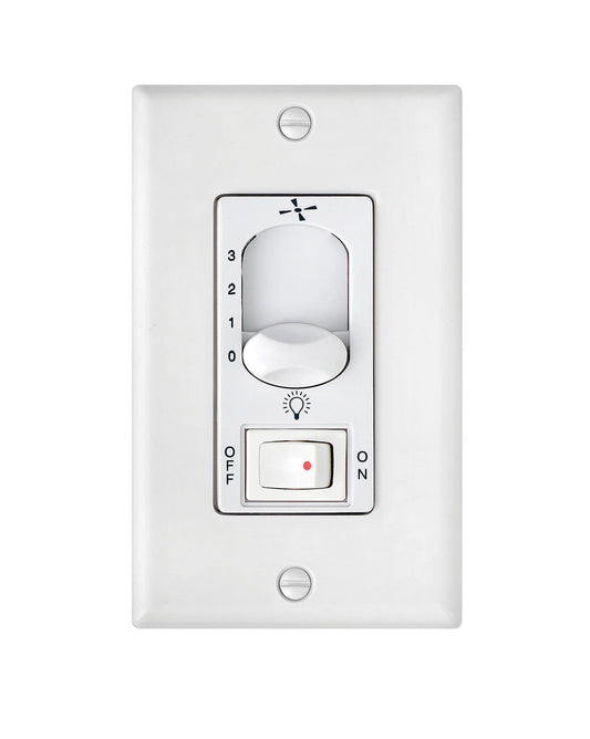 Wall Control 3 Speed On/Off Switch - White