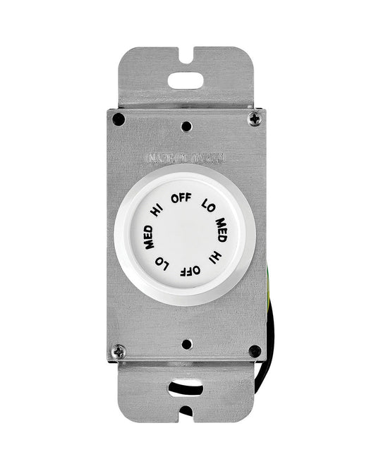 Wall Control 3 Speed Rotary - Appliance White