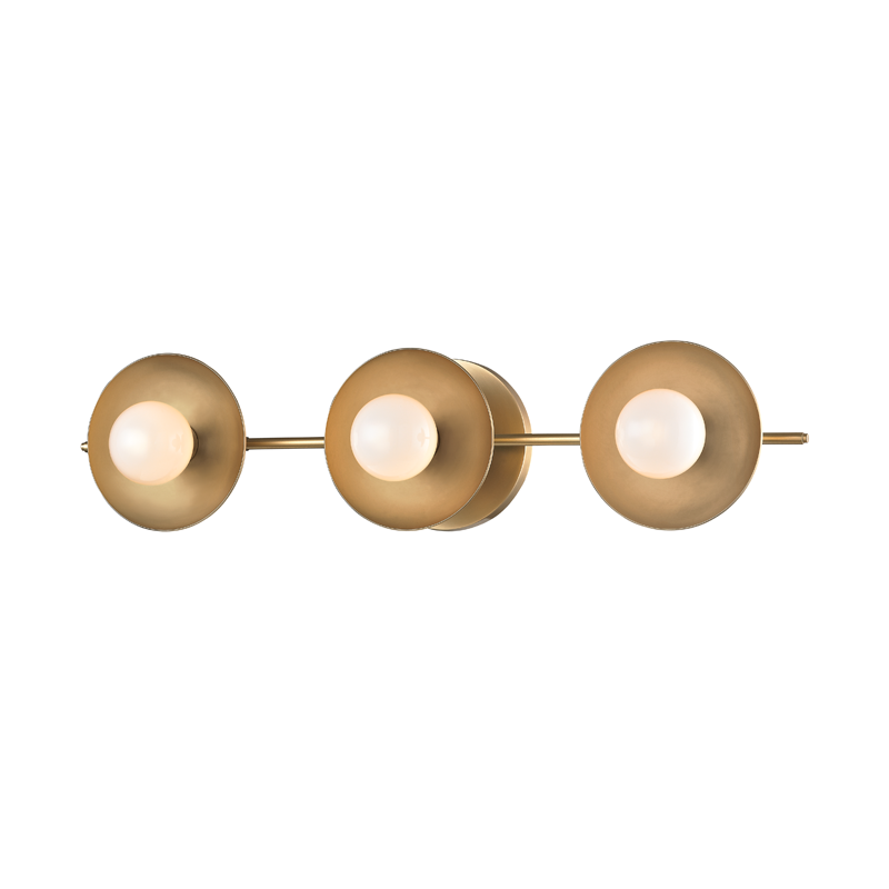 Julien Bath and Vanity with Aged Brass Finish