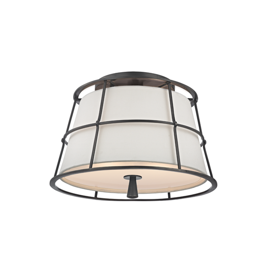 Savona Semi Flush with Old Bronze Finish