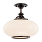 Canton Semi Flush with Old Bronze Finish