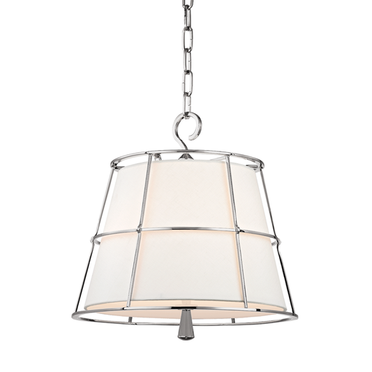 Savona Pendant with Polished Nickel Finish