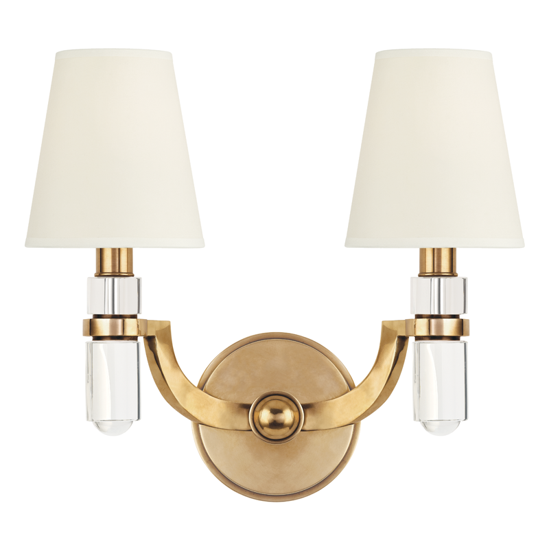 Dayton Wall Sconce with Aged Brass Finish