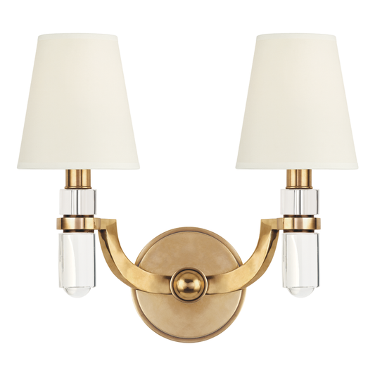 Dayton Wall Sconce with Aged Brass Finish