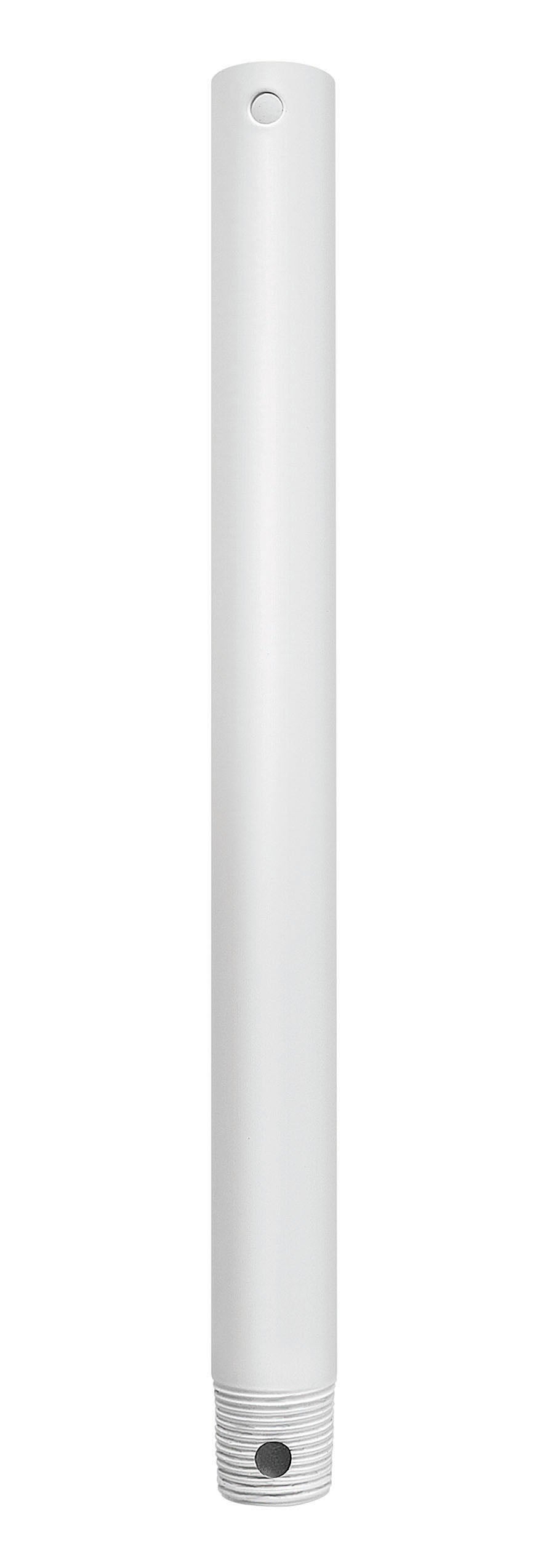 12" Downrod - Matte White