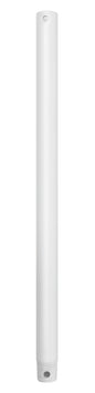 18" Downrod - Chalk White
