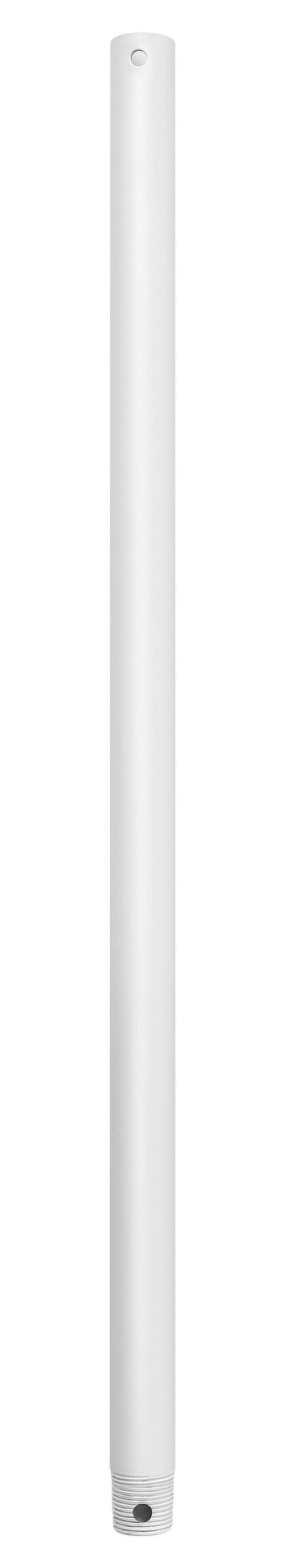 24" Downrod - Chalk White