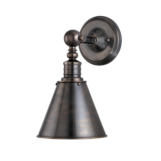 Darien Wall Sconce with Distressed Bronze Finish