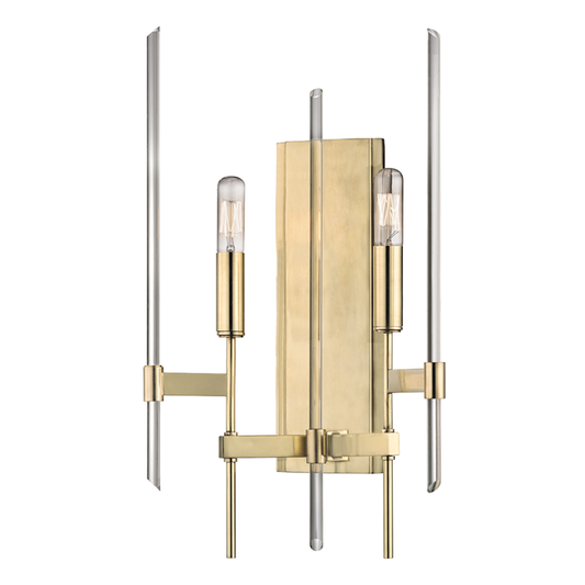 Bari Wall Sconce with Aged Brass Finish