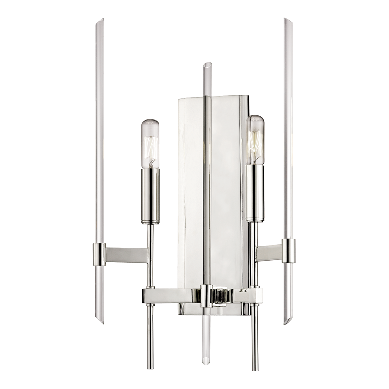 Bari Wall Sconce with Polished Nickel Finish
