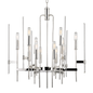 Bari Chandelier with Polished Nickel Finish