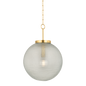 FALLS MILLS Pendant with Aged Brass Finish