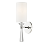 Birch Wall Sconce with Polished Nickel Finish