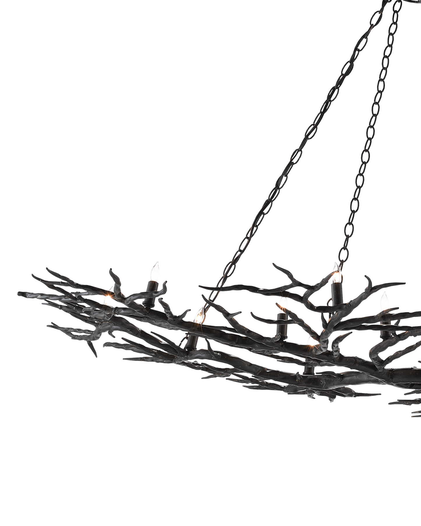 Rainforest Large Bronze Chandelier