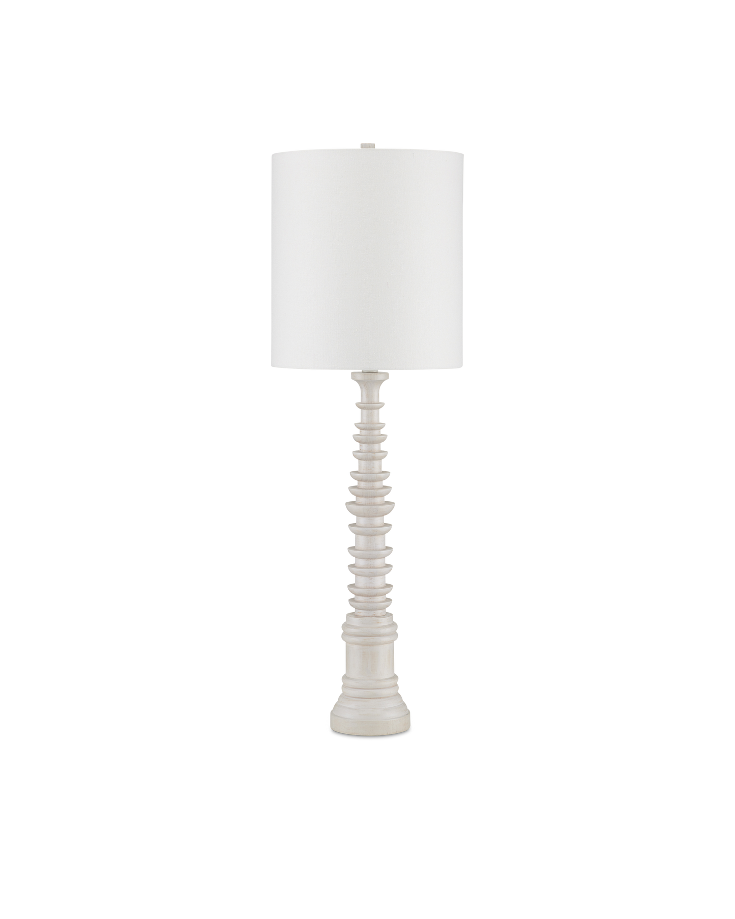 Malayan White Table Lamp