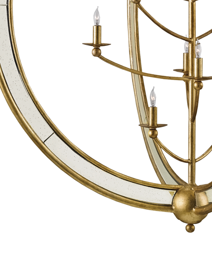 Aphrodite Gold Orb Chandelier