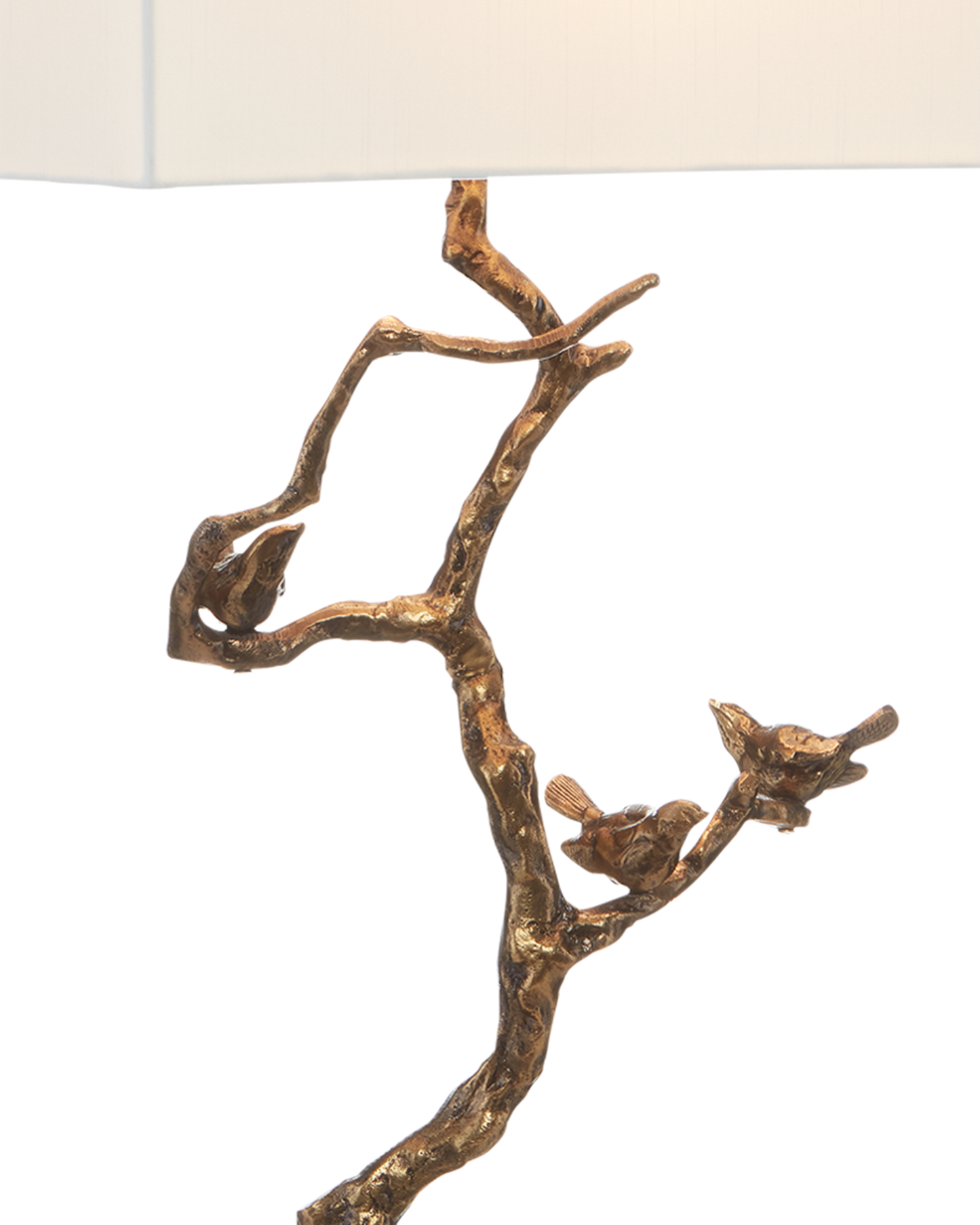 Shadows Brass Table Lamp