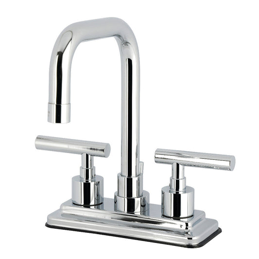 Manhattan 4 Inch Centerset Bathroom Faucet in Polished Chrome
