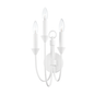 Cate Wall Sconce with GESSO WHITE Finish