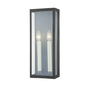 Vail Wall Sconce with TEXTURE BLACK/WEATHERED ZINC Finish