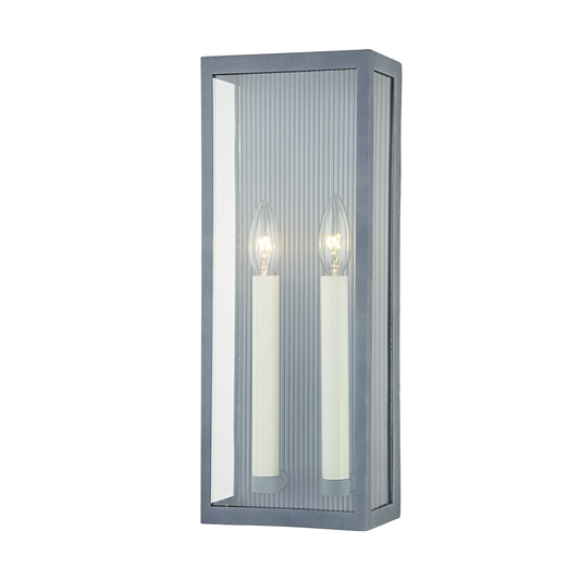 Vail Wall Sconce with WEATHERED ZINC Finish