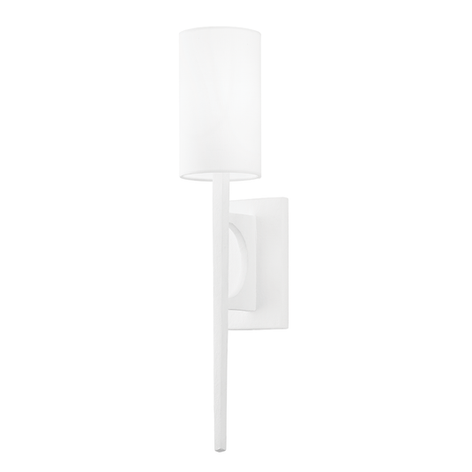 Wallace Wall Sconce with GESSO WHITE Finish