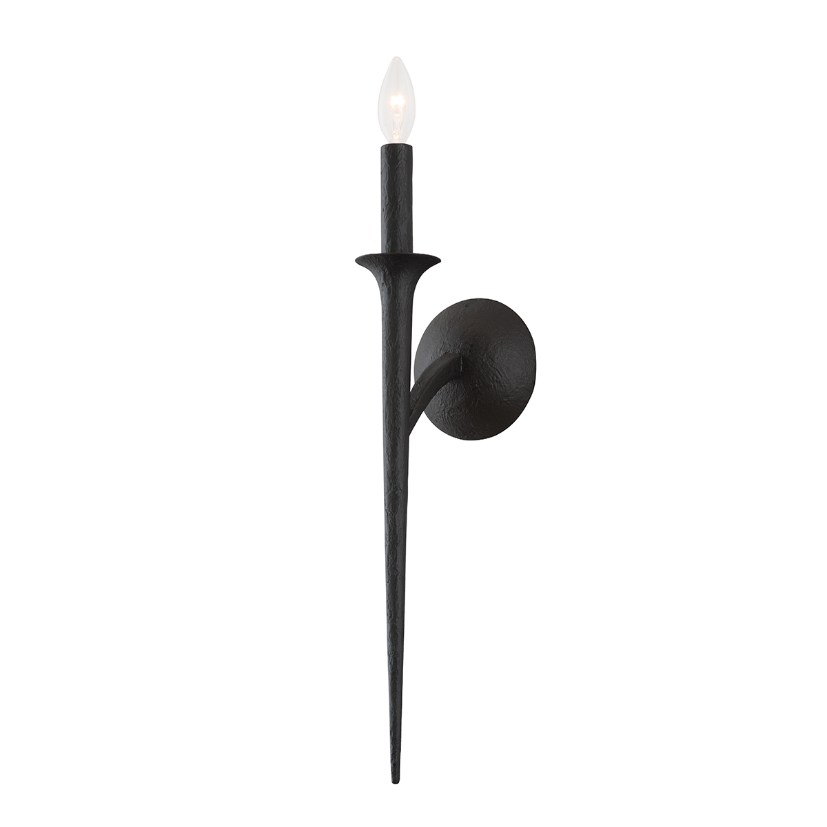 Luca Wall Sconce with BLACK IRON Finish
