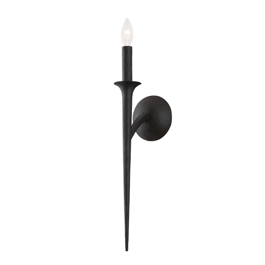 Luca Wall Sconce with BLACK IRON Finish