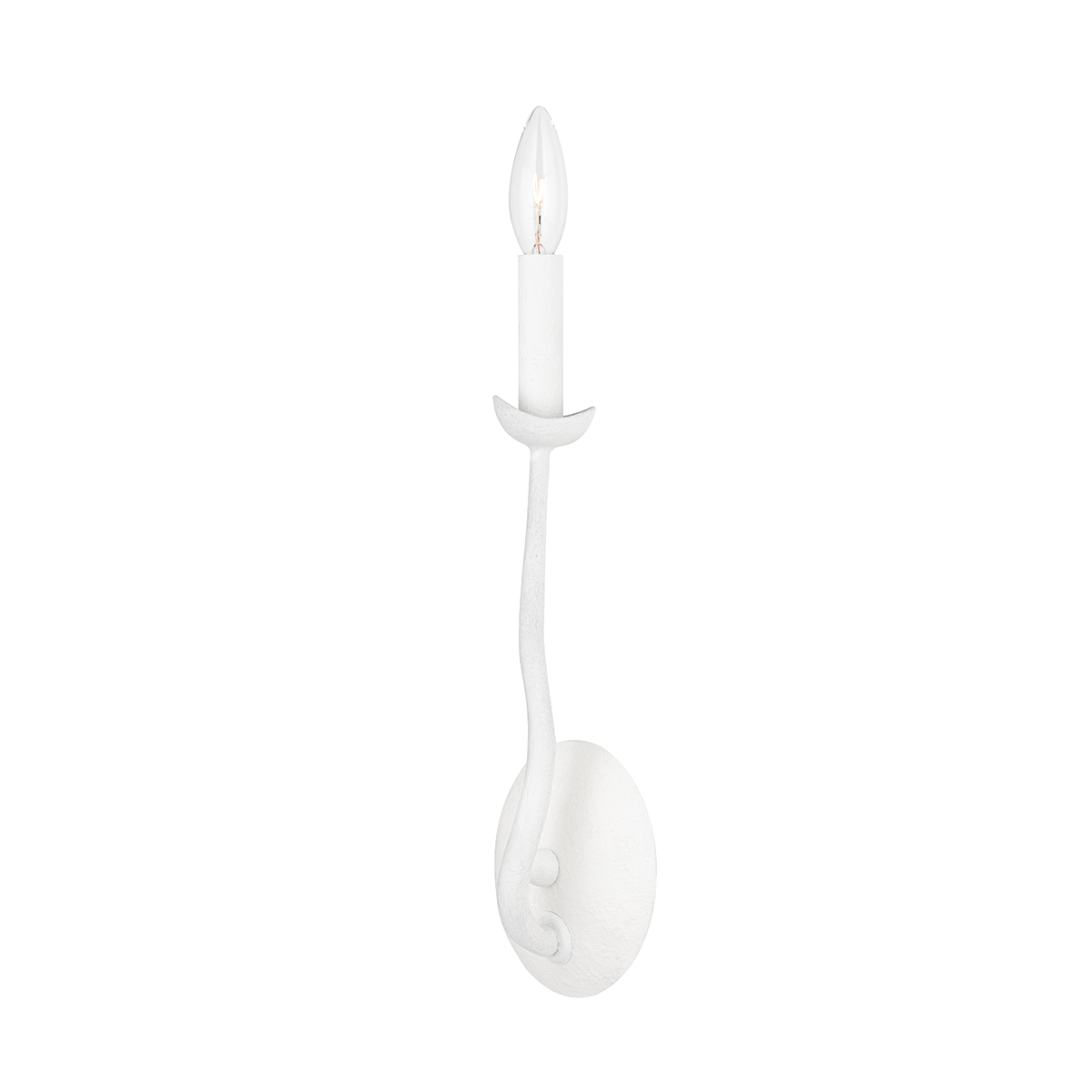 Reign Wall Sconce with GESSO WHITE Finish