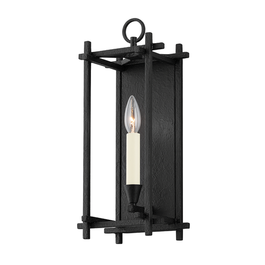 Huck Wall Sconce with BLACK IRON Finish