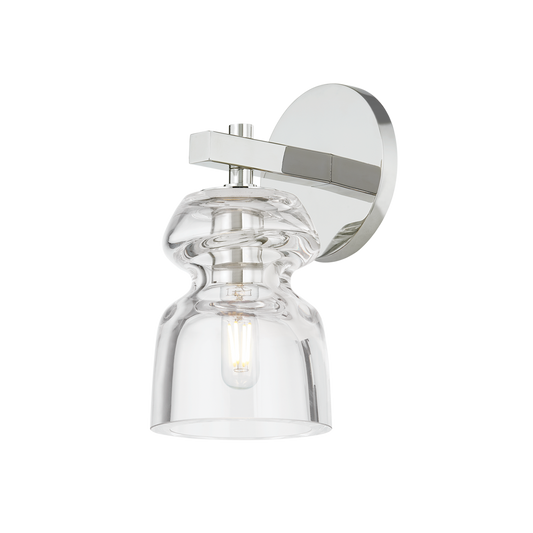 Trey Wall Sconce with Polished Nickel Finish