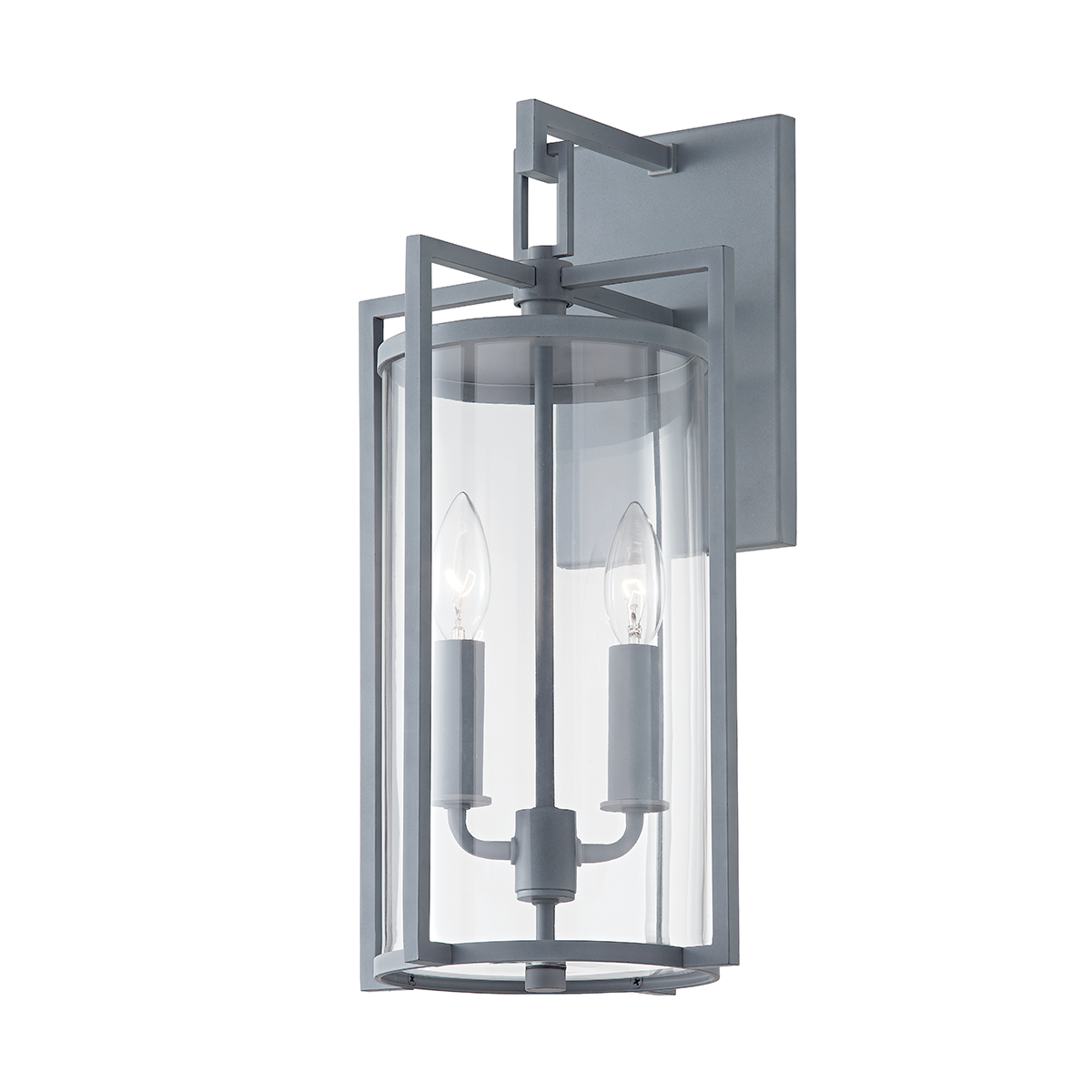 Percy Wall Sconce with WEATHERED ZINC Finish