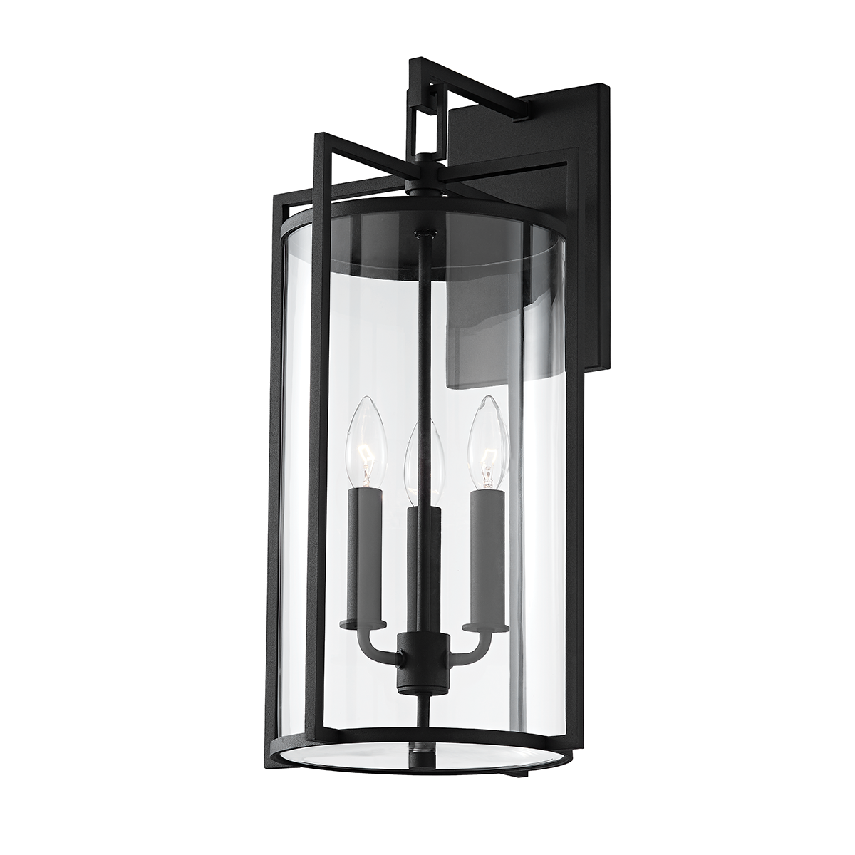Percy Wall Sconce with TEXTURED BLACK Finish