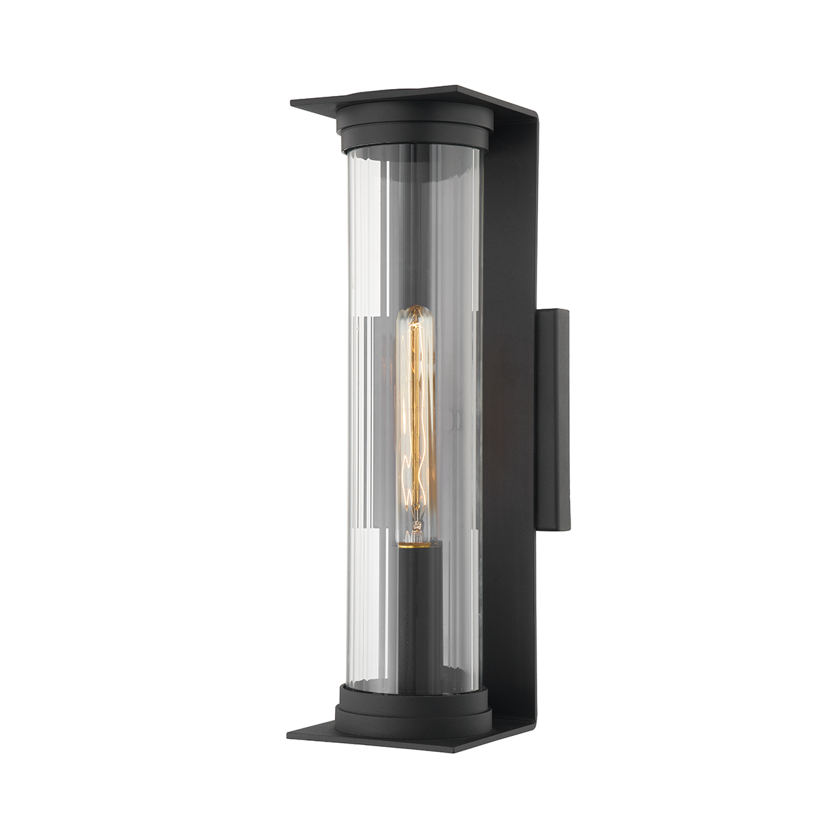 Presley Wall Sconce with TEXTURED BLACK Finish