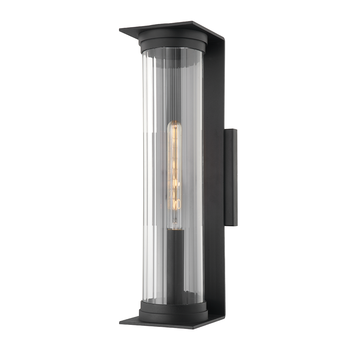 Presley Wall Sconce with TEXTURED BLACK Finish