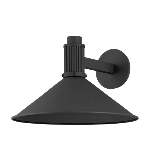 ELANI Exterior Wall Sconce with TEXTURED BLACK Finish